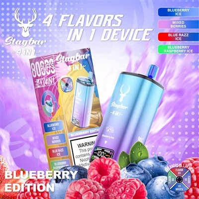 Stagbar 4 w 1 80000 Sprzedaż hurtowa jednorazowych vapeów Puffs