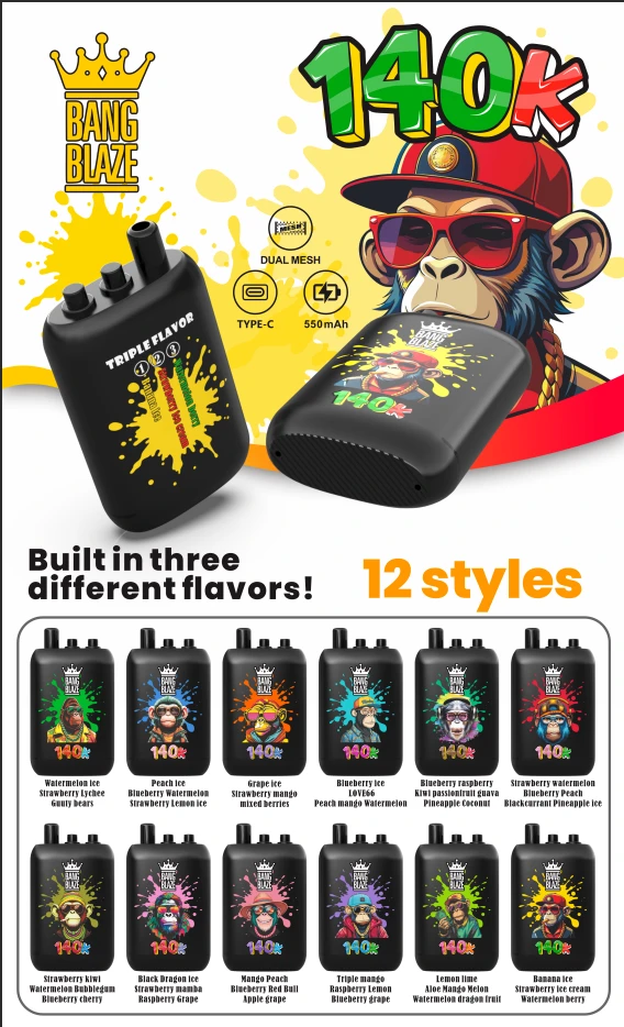 BANGLEGEND140K 3in1 Puffs Vape