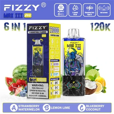 FIZZY MAX III PRO 120K PUFF (6 w 1)