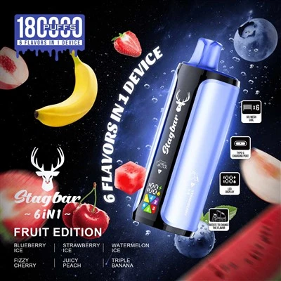 Jednorazowy Vape Stagbar 6 IN 1 180K Puffs